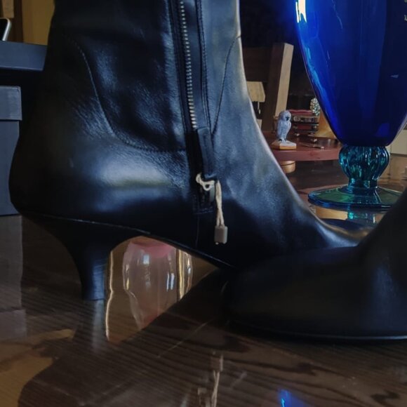 MARSÈLL Ankle boots in Black Leather, Made in Milan, Italy - Picture 1 of 8